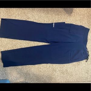 Blue scrub pants